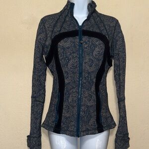 Lululemon Define Jacket sz 8 Women's Blue and Black Jacket